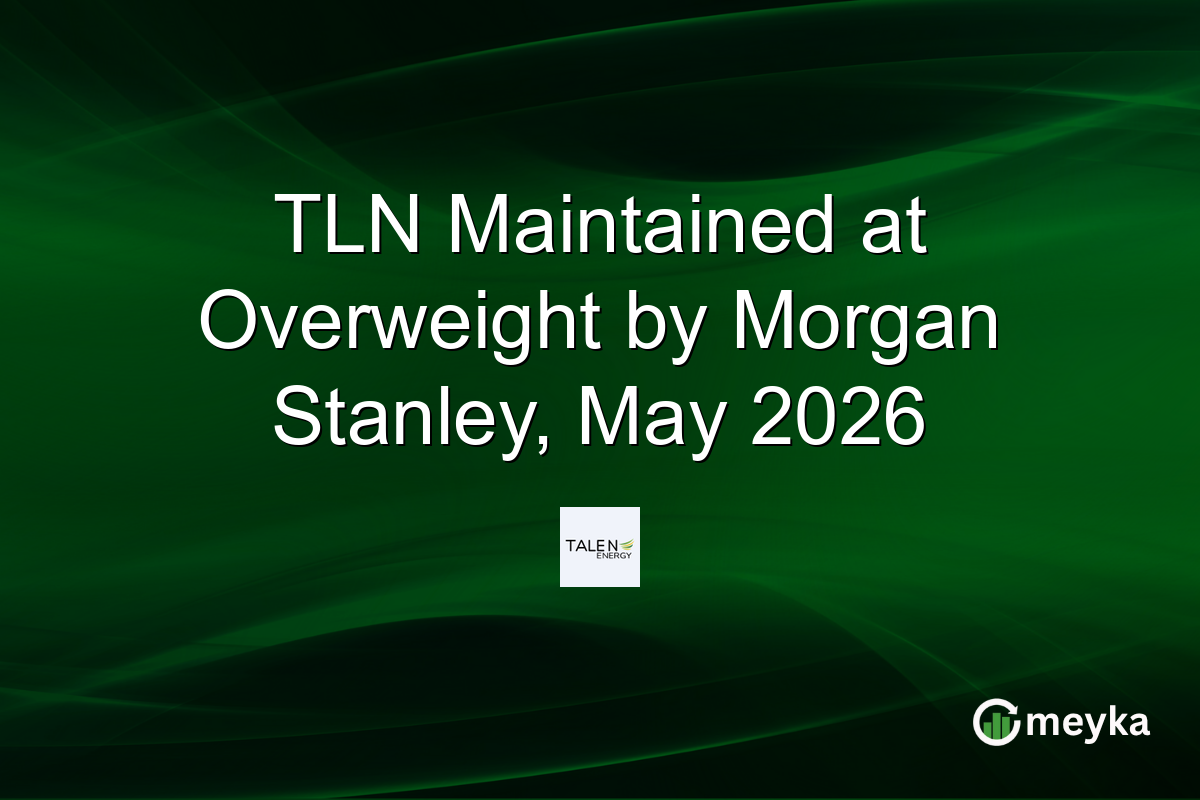 TLN Maintained at Overweight by Morgan Stanley, May 2026