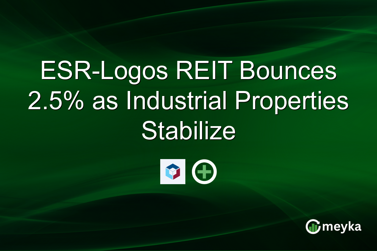 ESR-Logos REIT Bounces 2.5% as Industrial Properties Stabilize