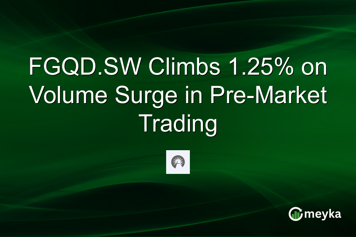 FGQD.SW Climbs 1.25% on Volume Surge in Pre-Market Trading
