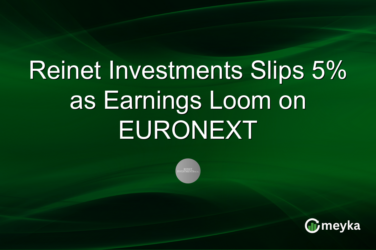 Reinet Investments Slips 5% as Earnings Loom on EURONEXT