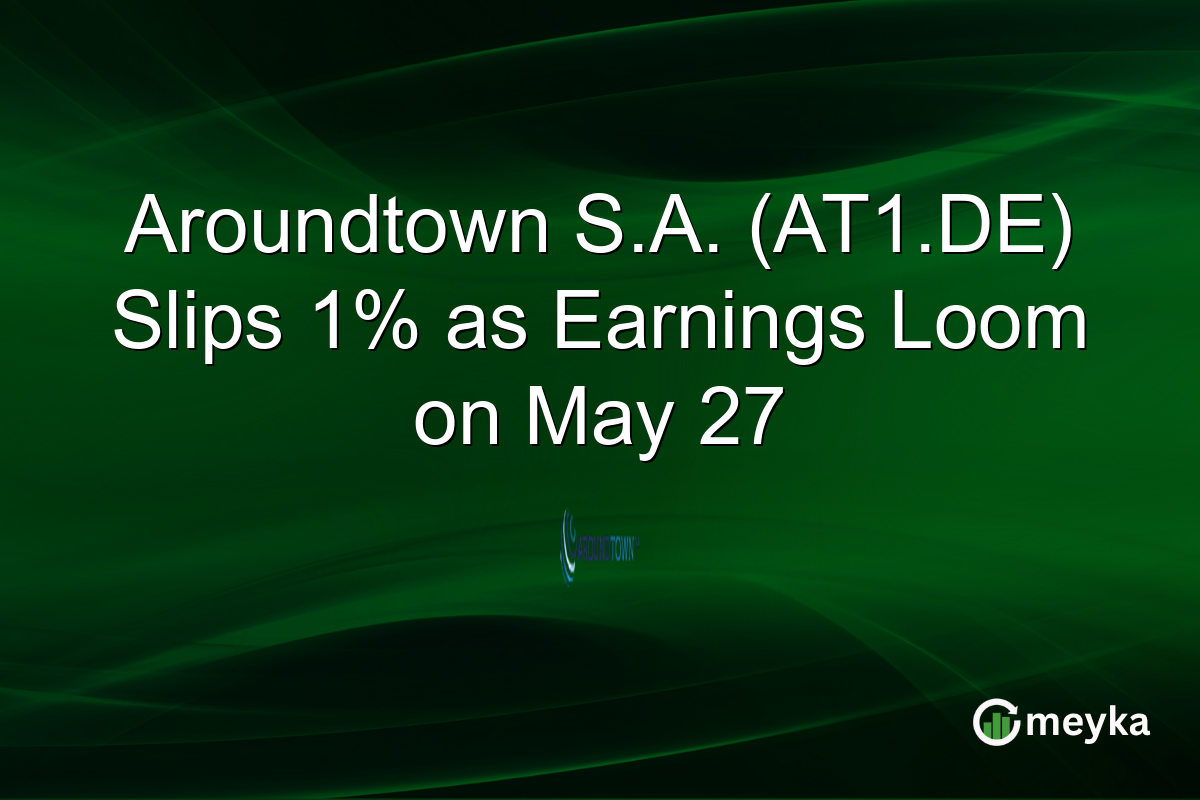 Aroundtown S.A. (AT1.DE) Slips 1% as Earnings Loom on May 27