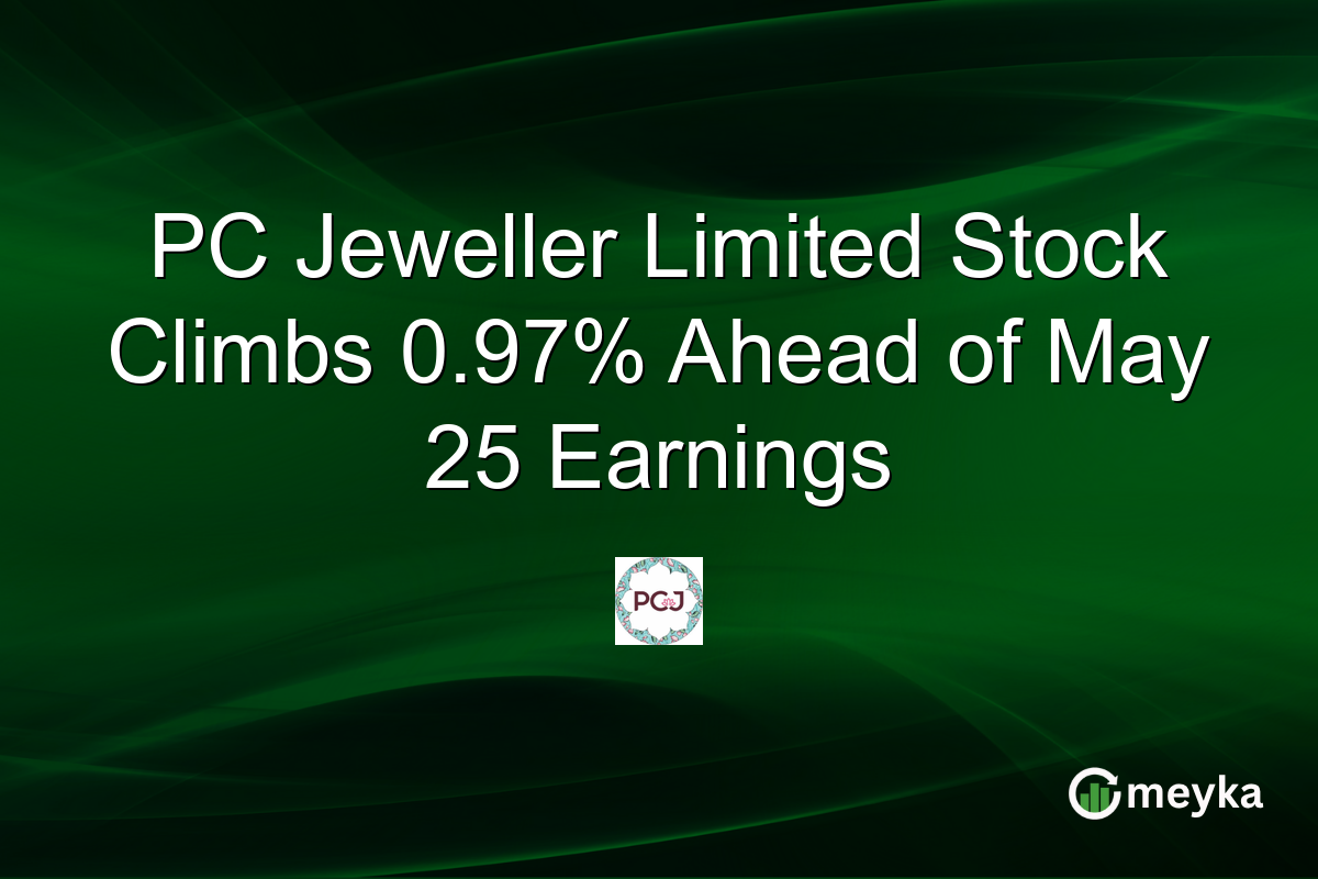 PC Jeweller Limited Stock Climbs 0.97% Ahead of May 25 Earnings