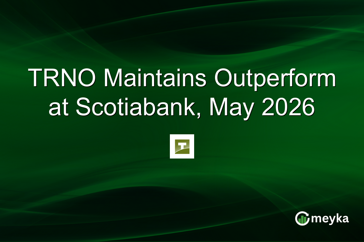 TRNO Maintains Outperform at Scotiabank, May 2026