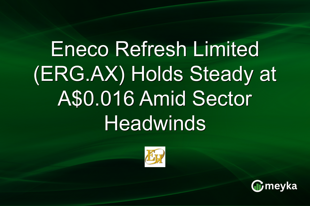 Eneco Refresh Limited (ERG.AX) Holds Steady at A$0.016 Amid Sector Headwinds