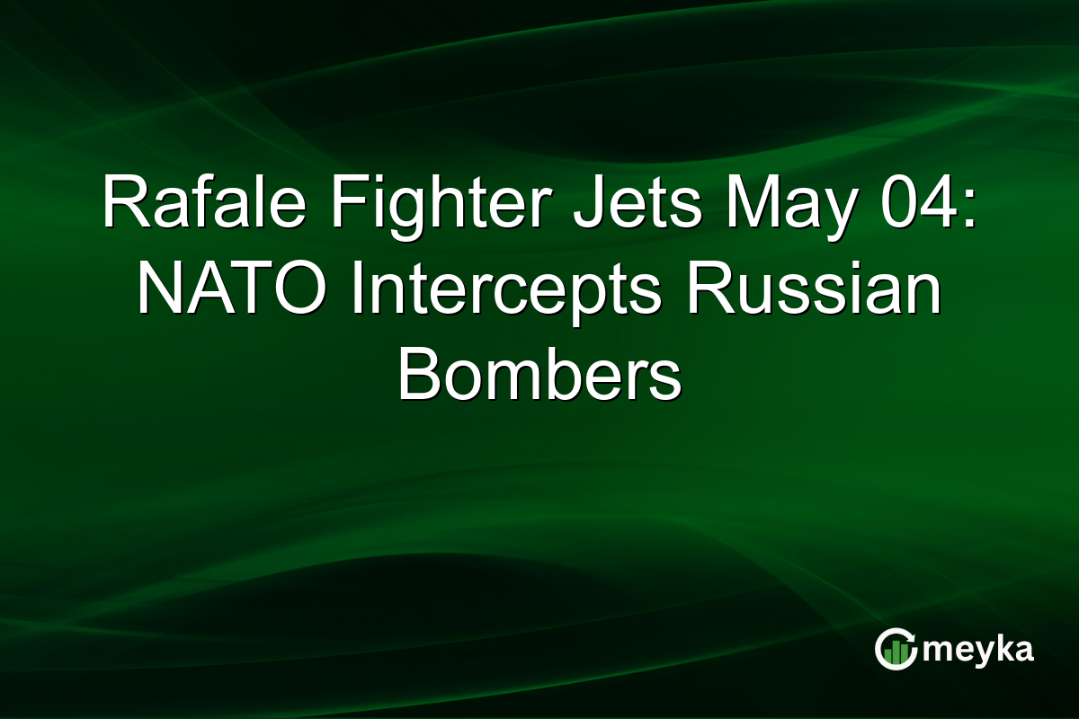 Rafale Fighter Jets May 04: NATO Intercepts Russian Bombers