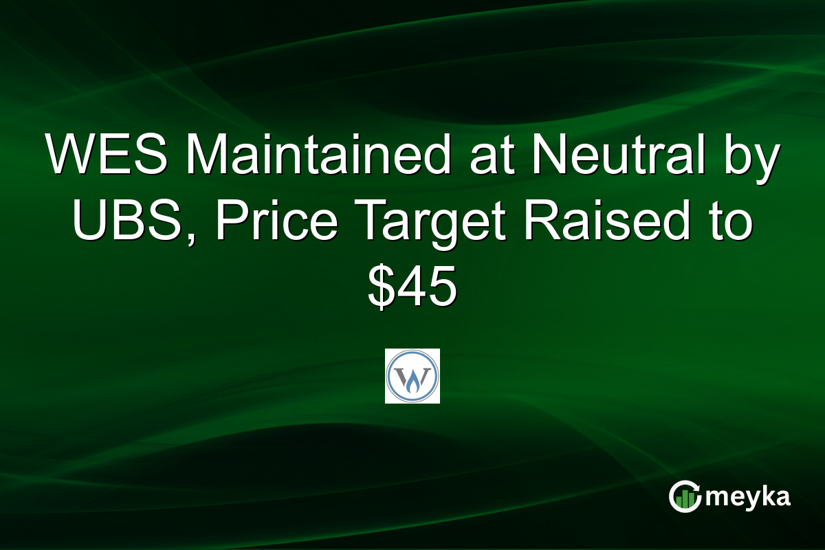 WES Maintained at Neutral by UBS, Price Target Raised to $45