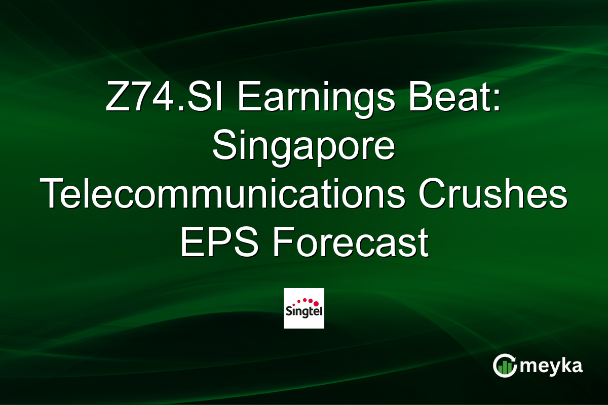 Z74.SI Earnings Beat: Singapore Telecommunications Crushes EPS Forecast