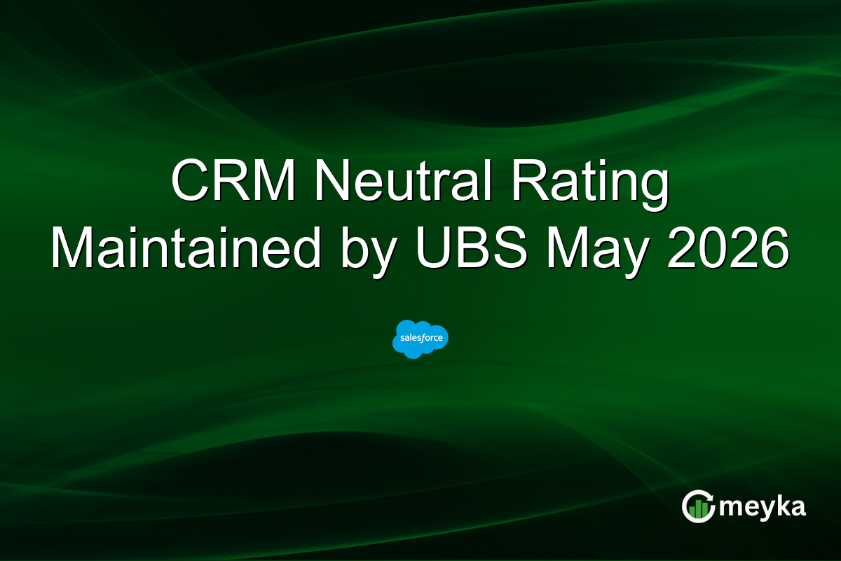 CRM Neutral Rating Maintained by UBS May 2026