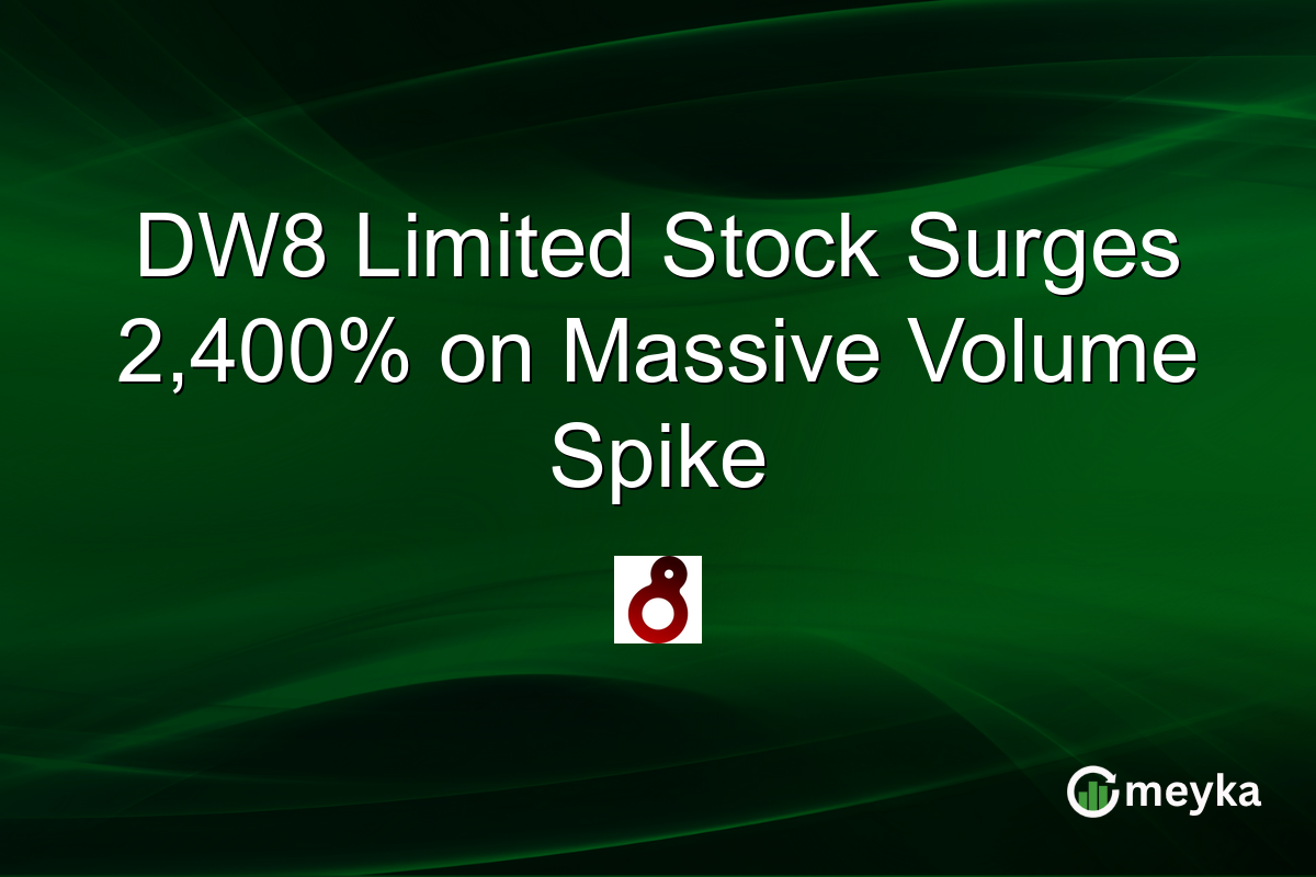 DW8 Limited Stock Surges 2,400% on Massive Volume Spike
