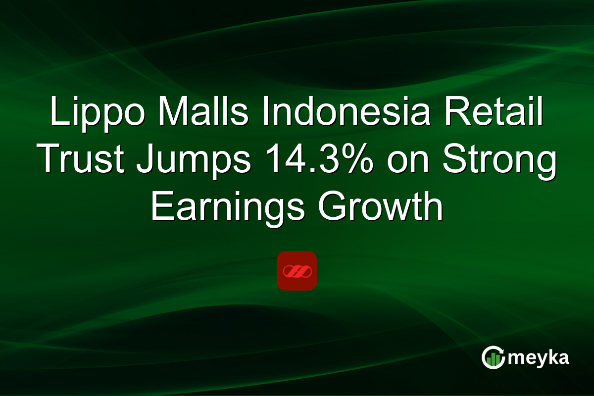 Lippo Malls Indonesia Retail Trust Jumps 14.3% on Strong Earnings Growth