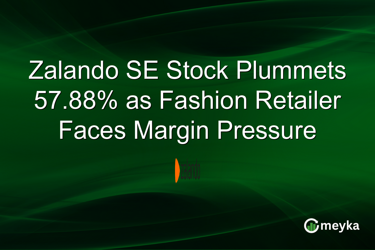 Zalando SE Stock Plummets 57.88% as Fashion Retailer Faces Margin Pressure