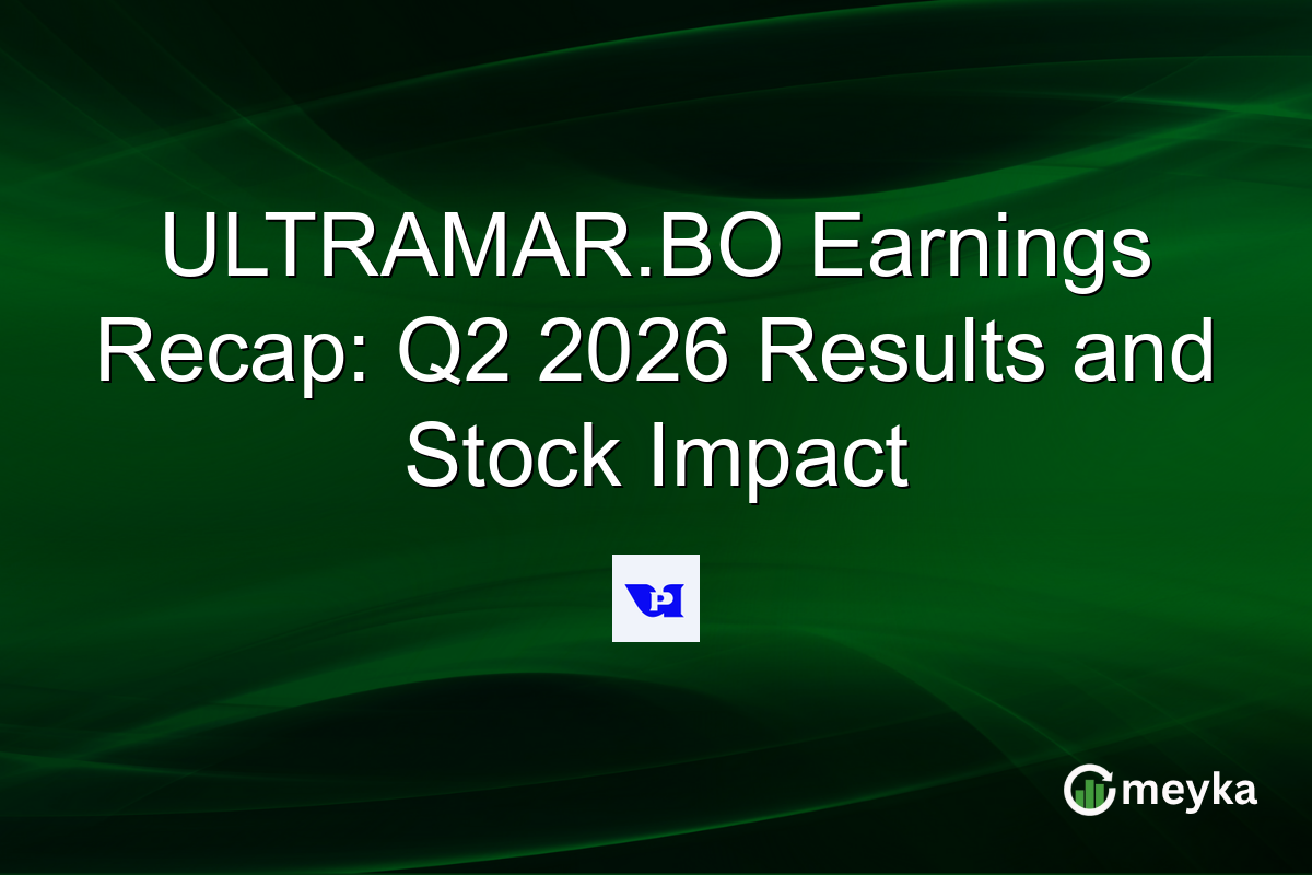 ULTRAMAR.BO Earnings Recap: Q2 2026 Results and Stock Impact