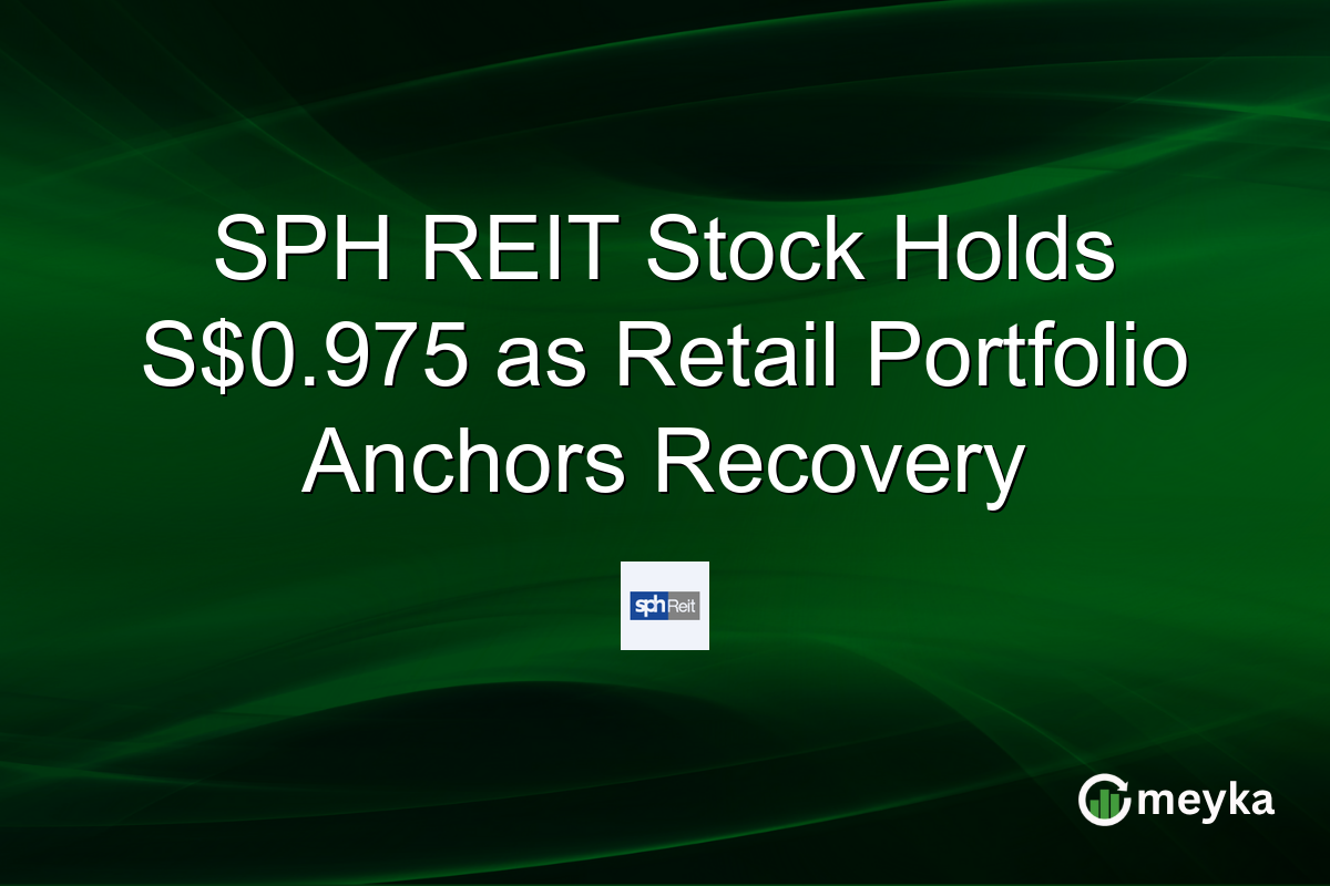 SPH REIT Stock Holds S$0.975 as Retail Portfolio Anchors Recovery