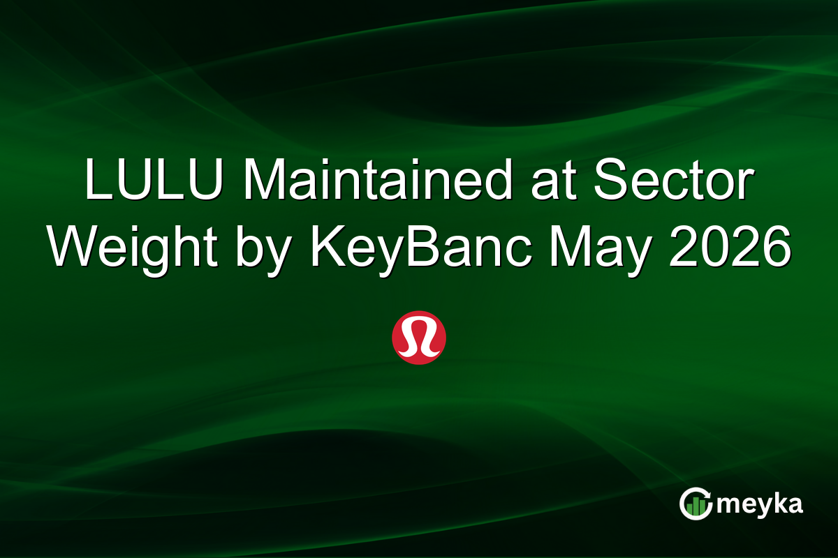 LULU Maintained at Sector Weight by KeyBanc May 2026