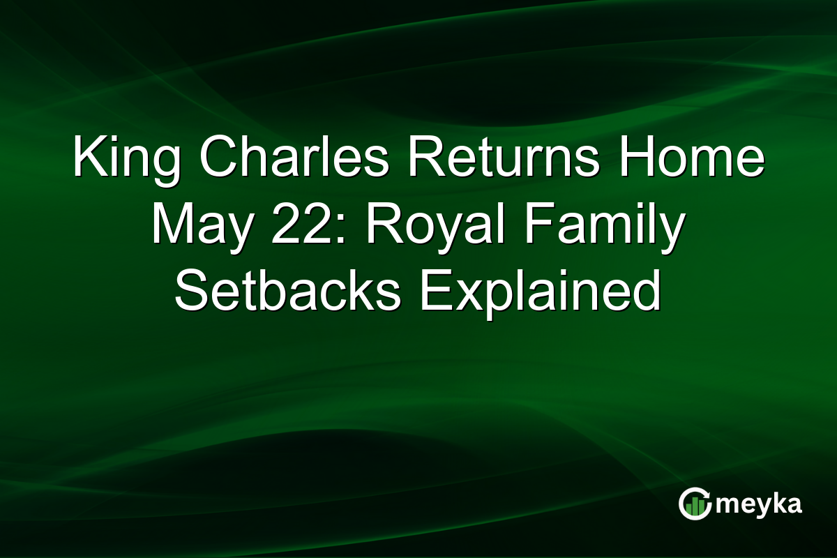 King Charles Returns Home May 22: Royal Family Setbacks Explained