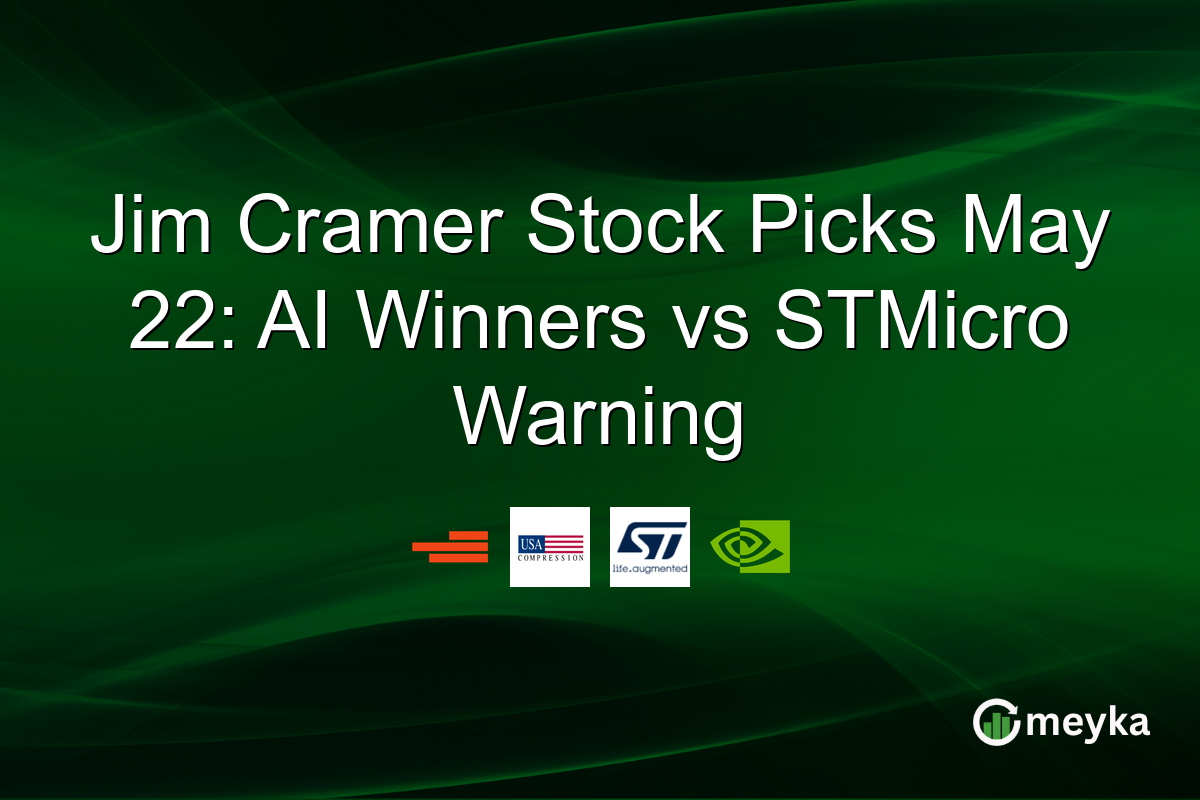 Jim Cramer Stock Picks May 22: AI Winners vs STMicro Warning