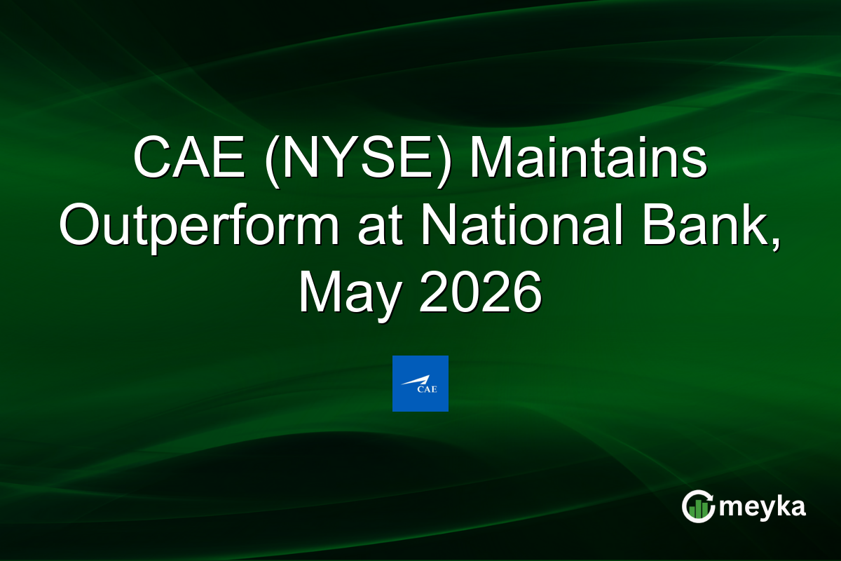 CAE (NYSE) Maintains Outperform at National Bank, May 2026