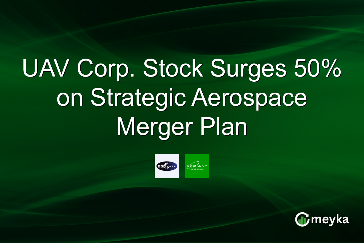 UAV Corp. Stock Surges 50% on Strategic Aerospace Merger Plan