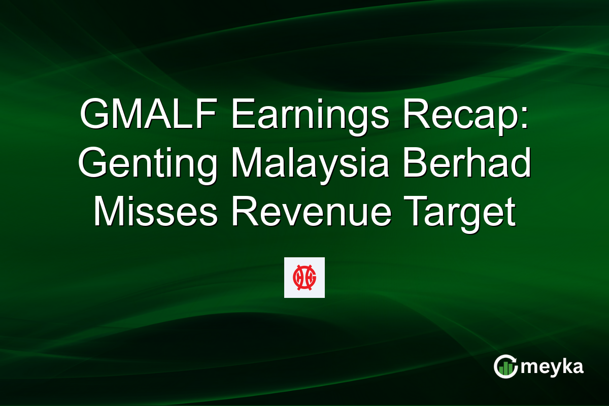 GMALF Earnings Recap: Genting Malaysia Berhad Misses Revenue Target