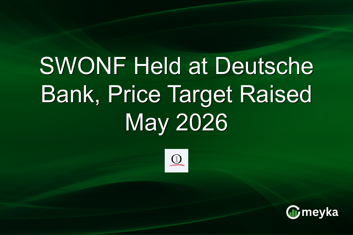 SWONF Held at Deutsche Bank, Price Target Raised May 2026