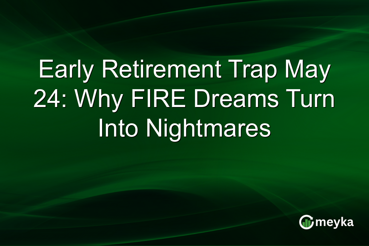 Early Retirement Trap May 24: Why FIRE Dreams Turn Into Nightmares