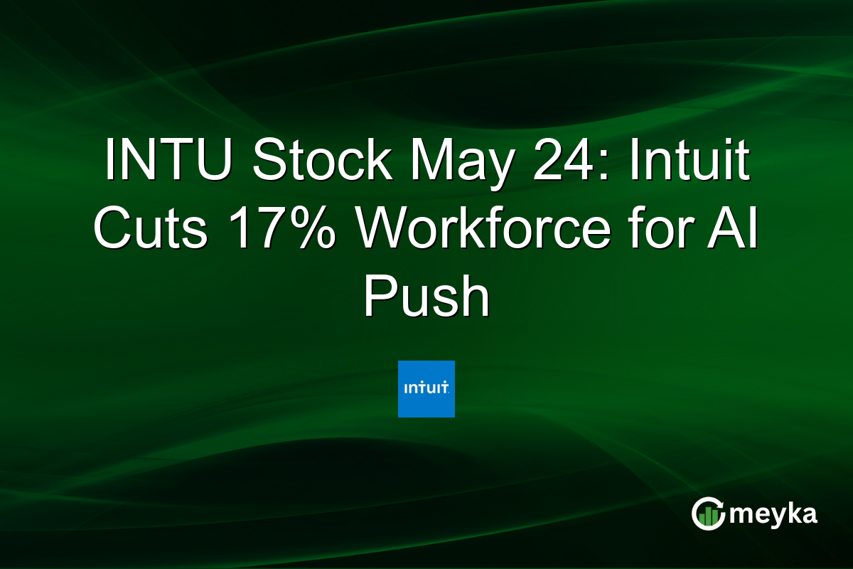 INTU Stock May 24: Intuit Cuts 17% Workforce for AI Push