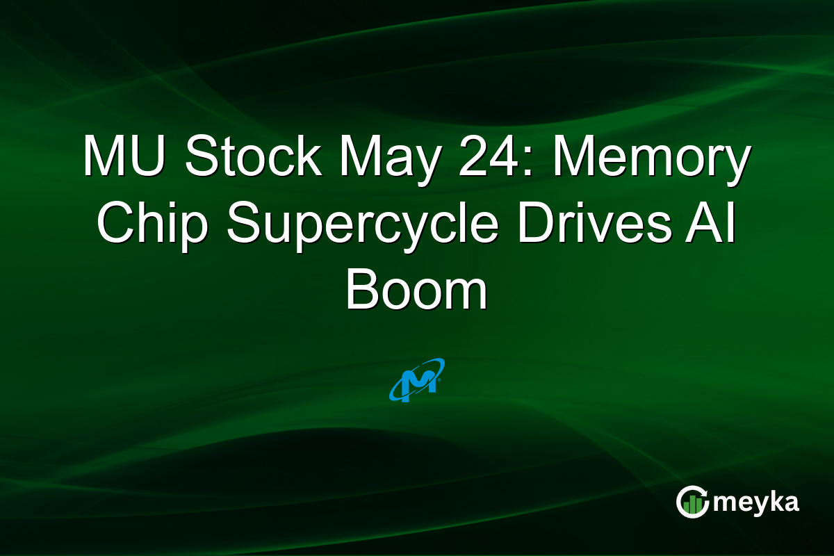 MU Stock May 24: Memory Chip Supercycle Drives AI Boom
