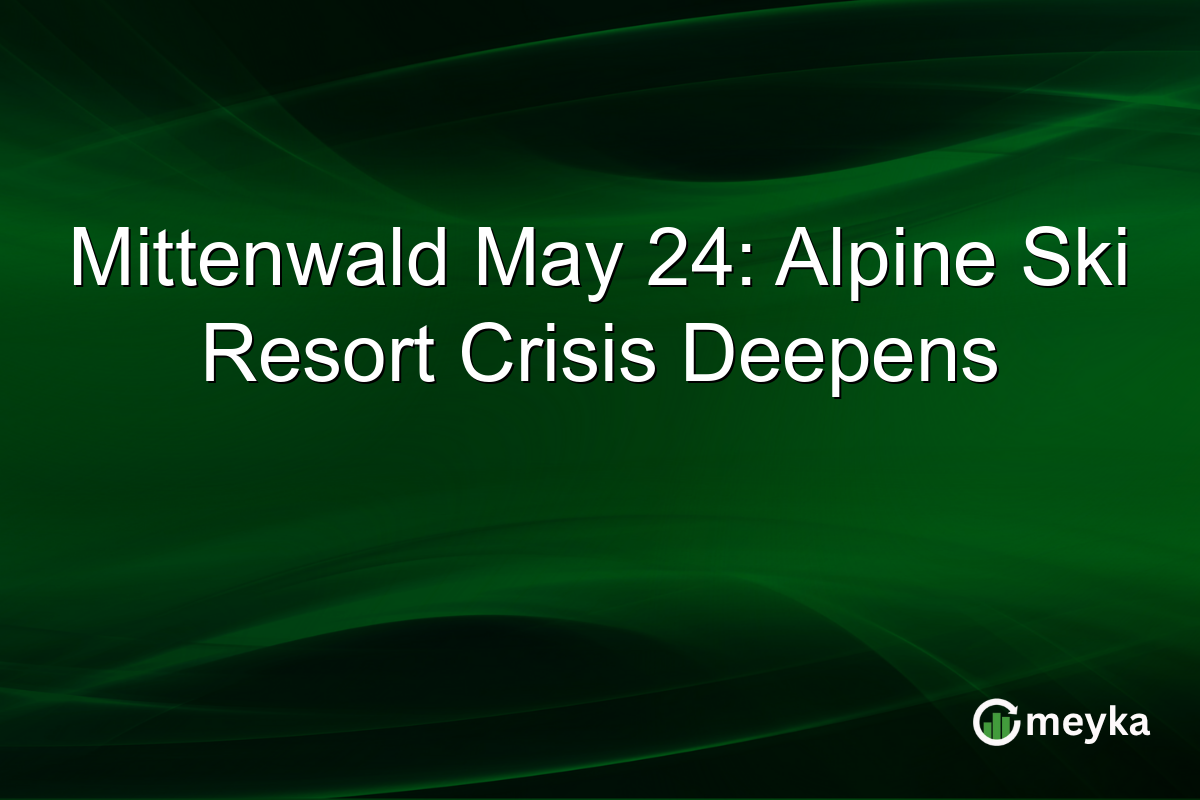 Mittenwald May 24: Alpine Ski Resort Crisis Deepens