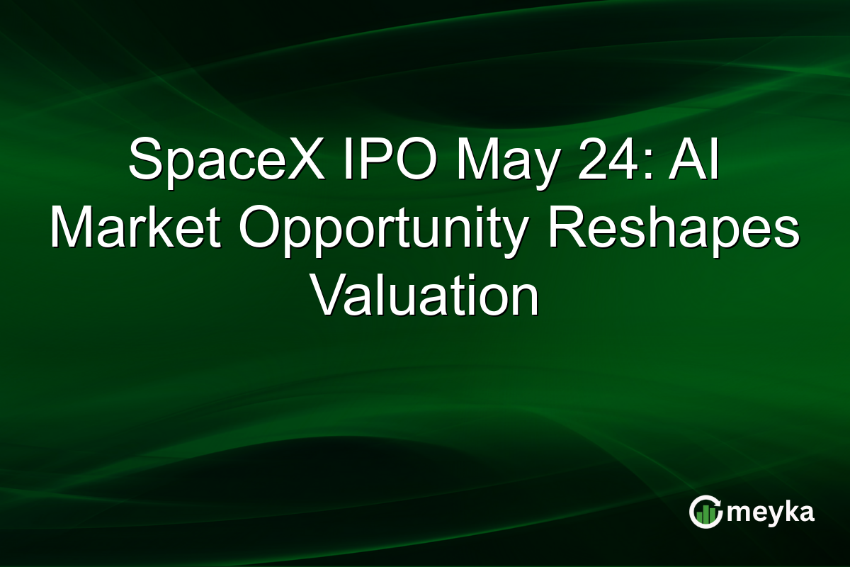 SpaceX IPO May 24: AI Market Opportunity Reshapes Valuation