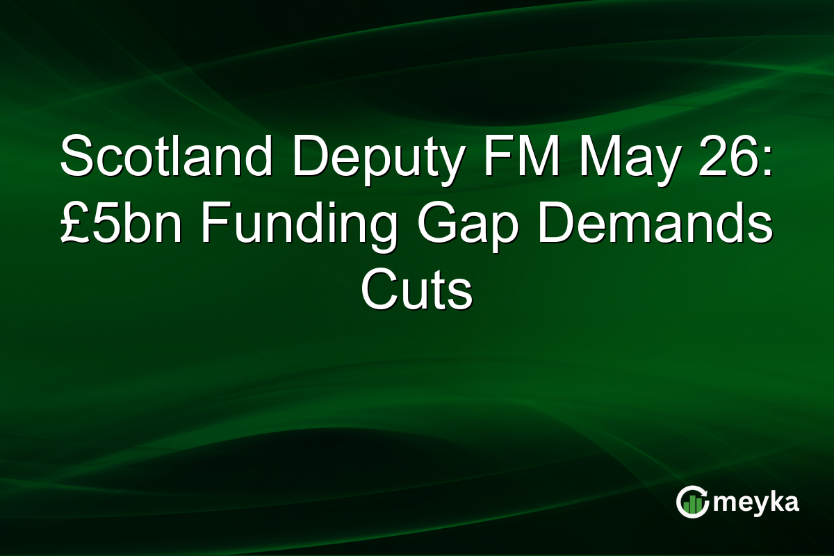 Scotland Deputy FM May 26: £5bn Funding Gap Demands Cuts