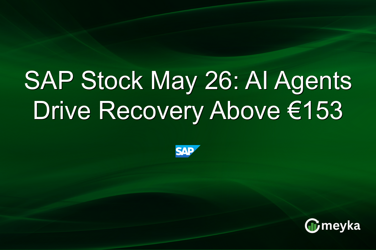 SAP Stock May 26: AI Agents Drive Recovery Above €153