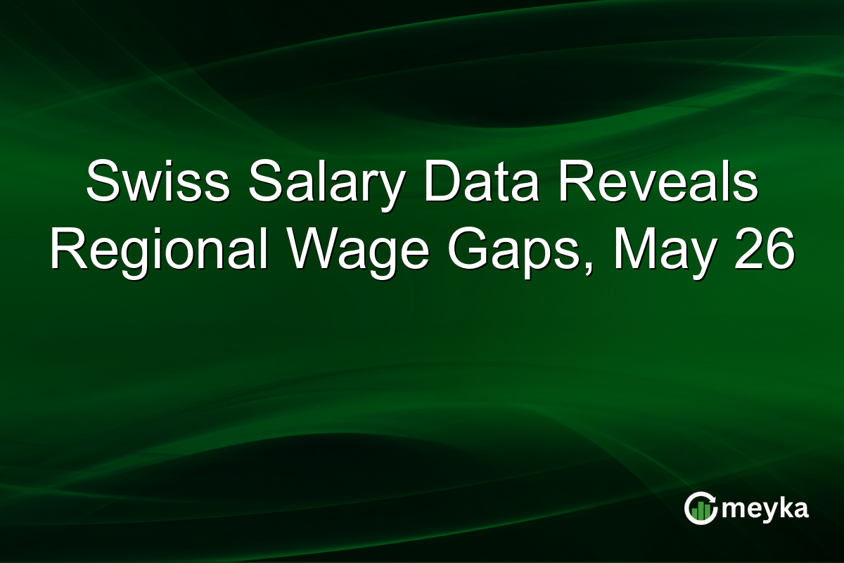 Swiss Salary Data Reveals Regional Wage Gaps, May 26