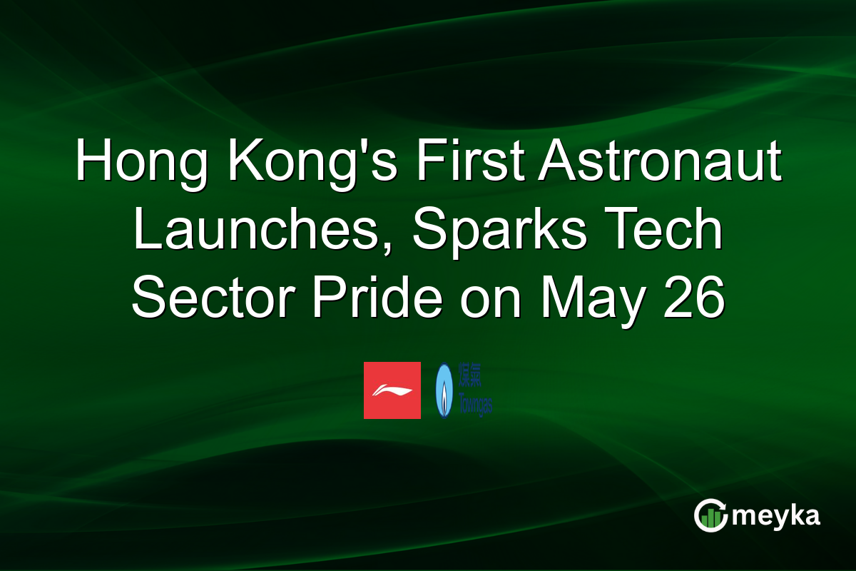 Hong Kong’s First Astronaut Launches, Sparks Tech Sector Pride on May 26
