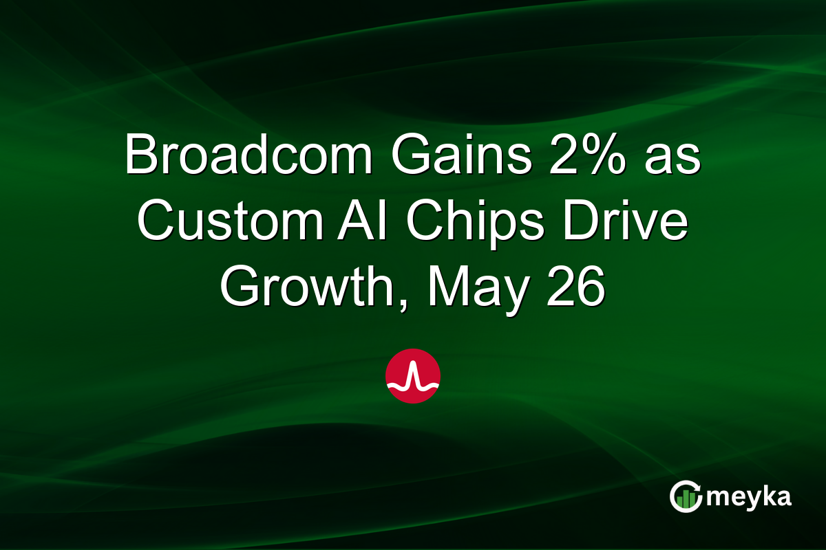 Broadcom Gains 2% as Custom AI Chips Drive Growth, May 26