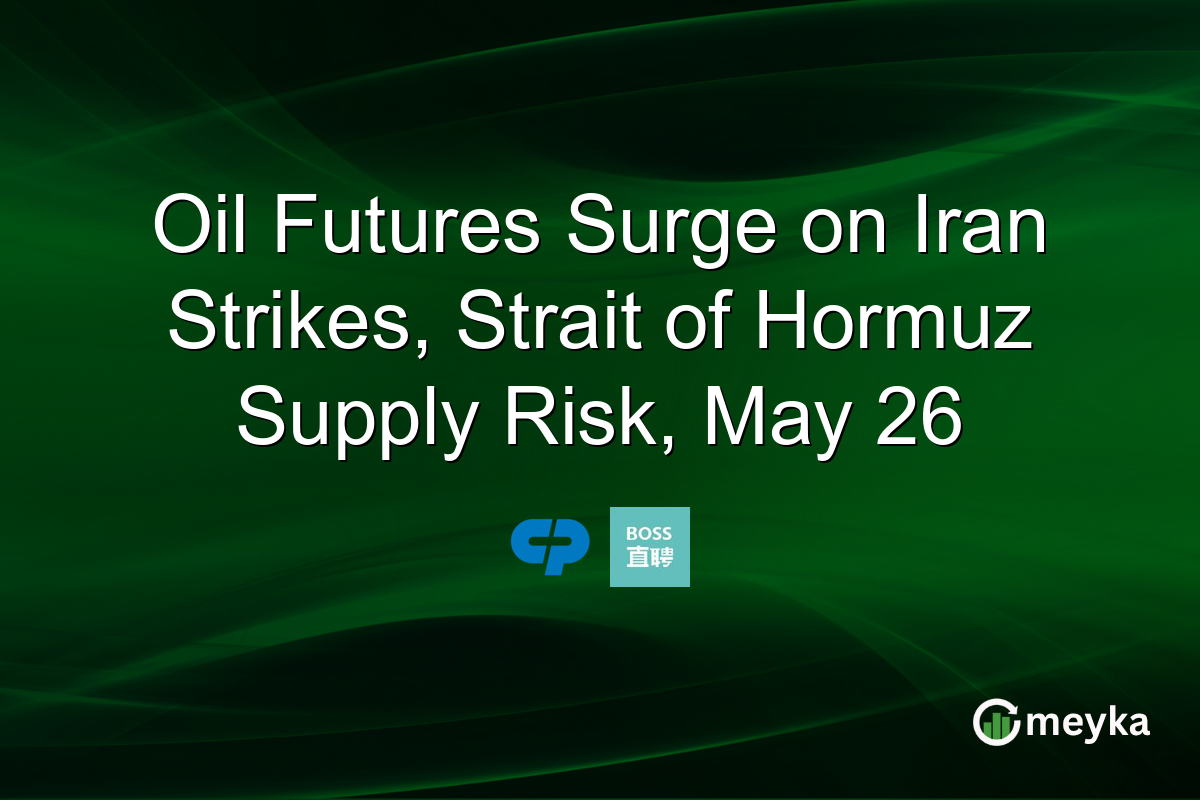 Oil Futures Surge on Iran Strikes, Strait of Hormuz Supply Risk, May 26