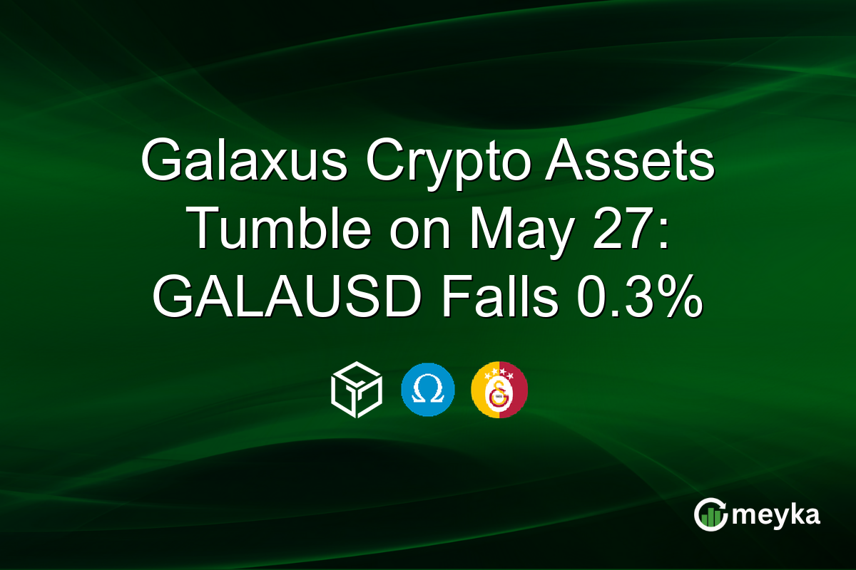 Galaxus Crypto Assets Tumble on May 27: GALAUSD Falls 0.3%