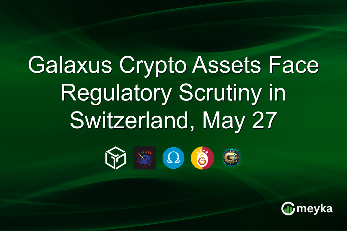 Galaxus Crypto Assets Face Regulatory Scrutiny in Switzerland, May 27