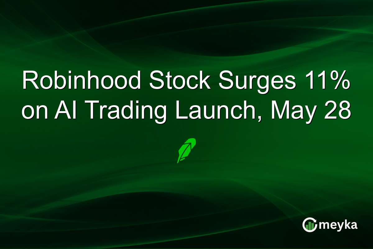 Robinhood Stock Surges 11% on AI Trading Launch, May 28