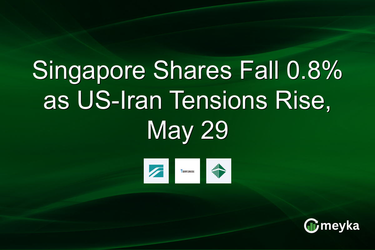 Singapore Shares Fall 0.8% as US-Iran Tensions Rise, May 29