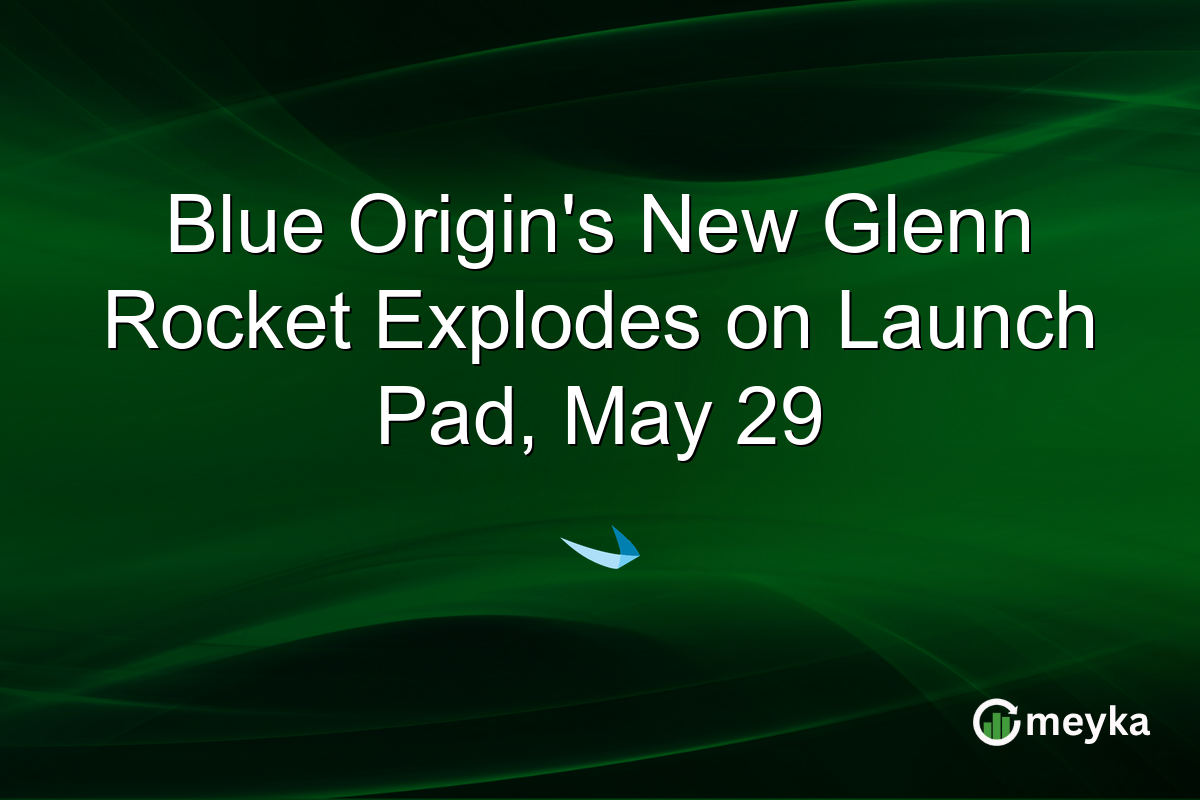 Blue Origin’s New Glenn Rocket Explodes on Launch Pad, May 29