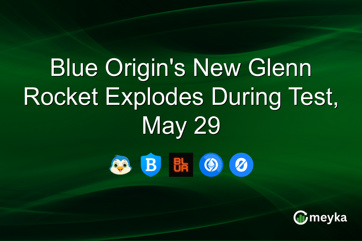 Blue Origin’s New Glenn Rocket Explodes During Test, May 29