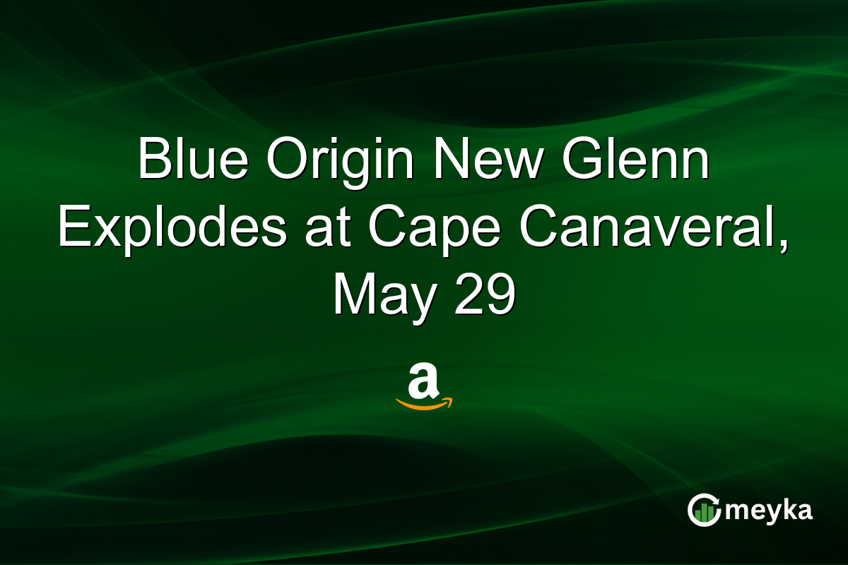 Blue Origin New Glenn Explodes at Cape Canaveral, May 29