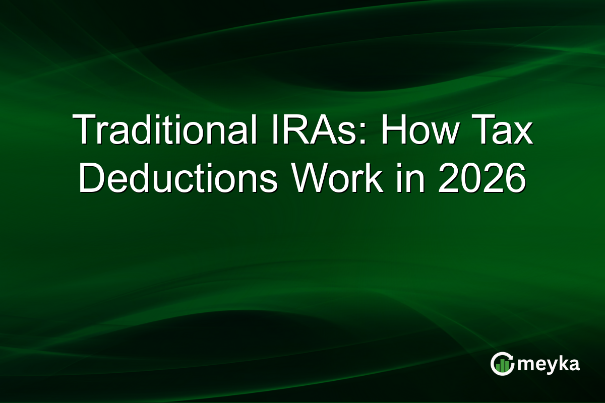 Traditional IRAs: How Tax Deductions Work in 2026
