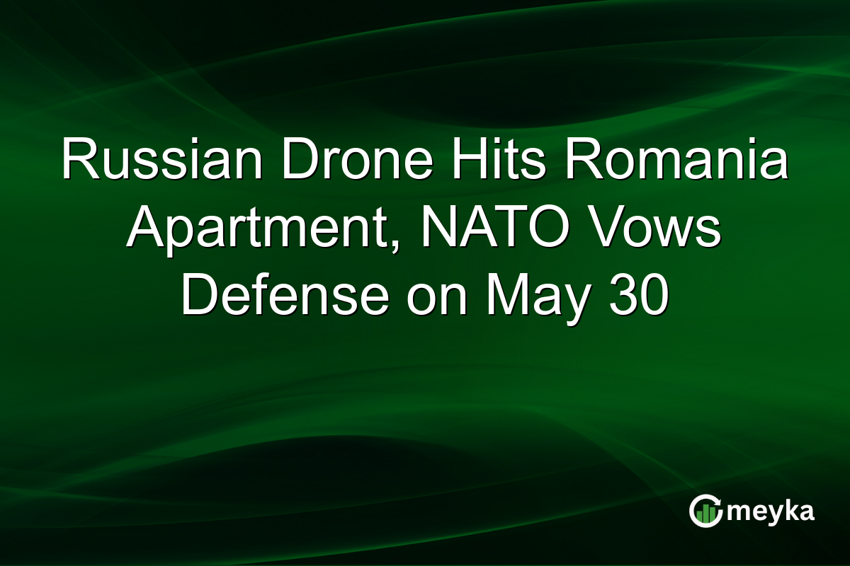 Russian Drone Hits Romania Apartment, NATO Vows Defense on May 30