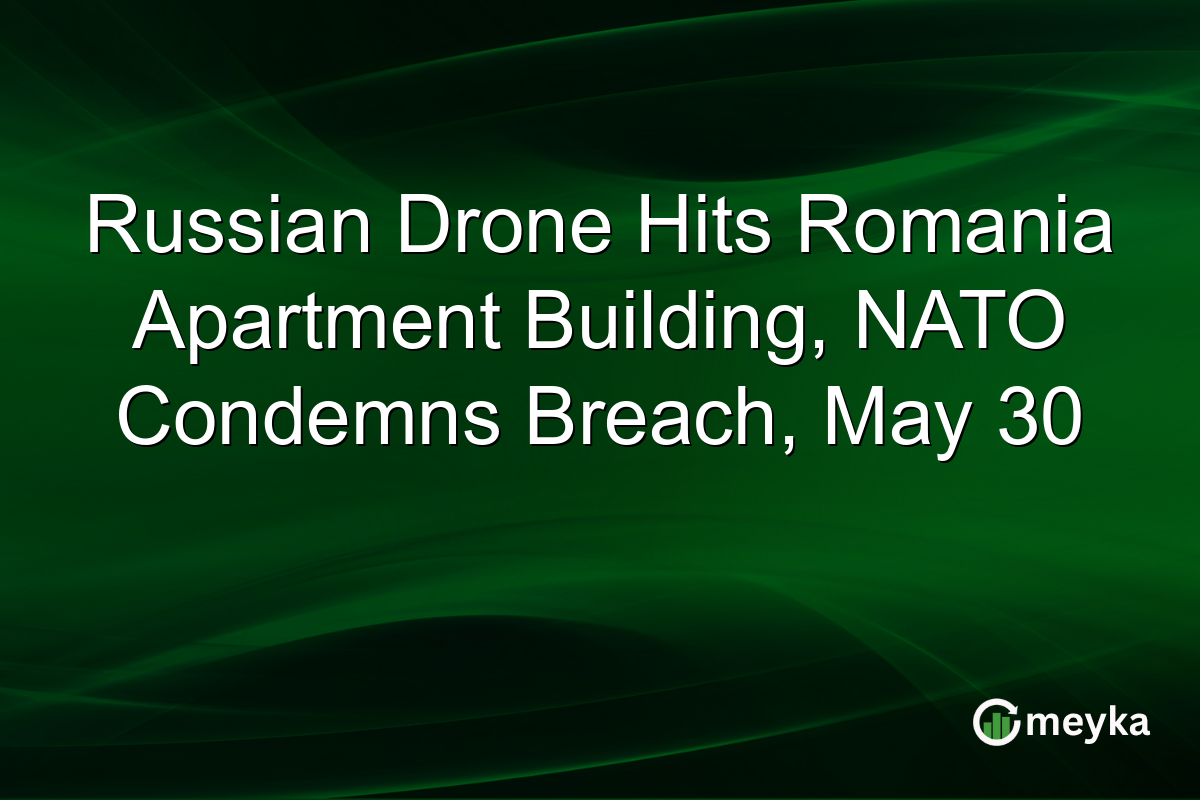 Russian Drone Hits Romania Apartment Building, NATO Condemns Breach, May 30