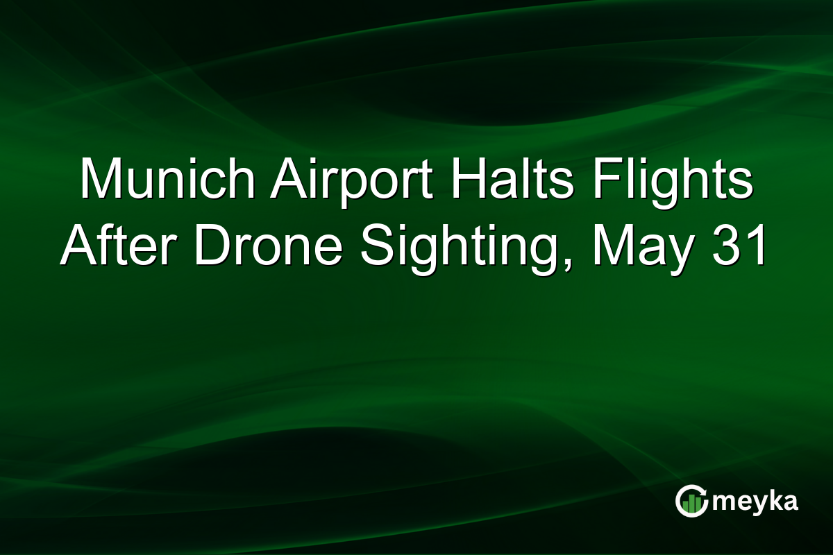 Munich Airport Halts Flights After Drone Sighting, May 31