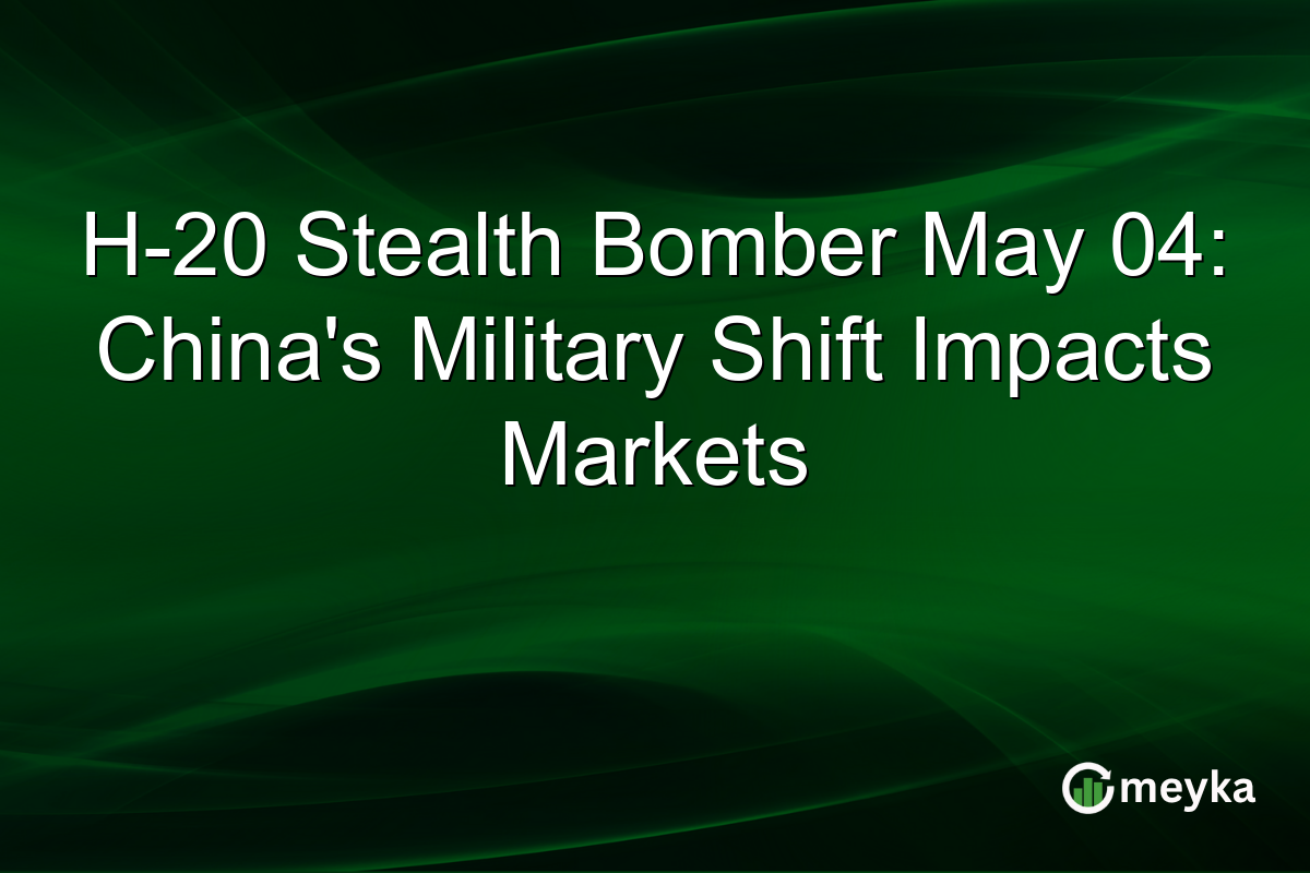 H-20 Stealth Bomber May 04: China’s Military Shift Impacts Markets