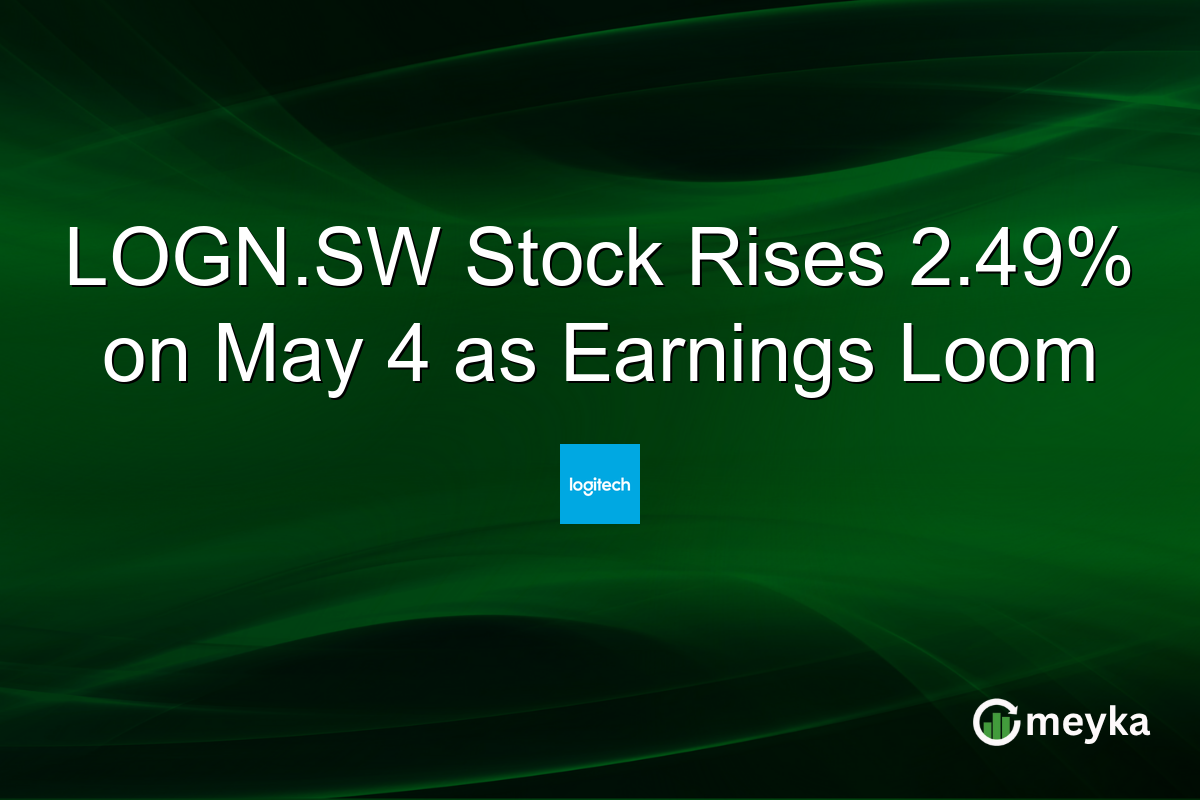 LOGN.SW Stock Rises 2.49% on May 4 as Earnings Loom