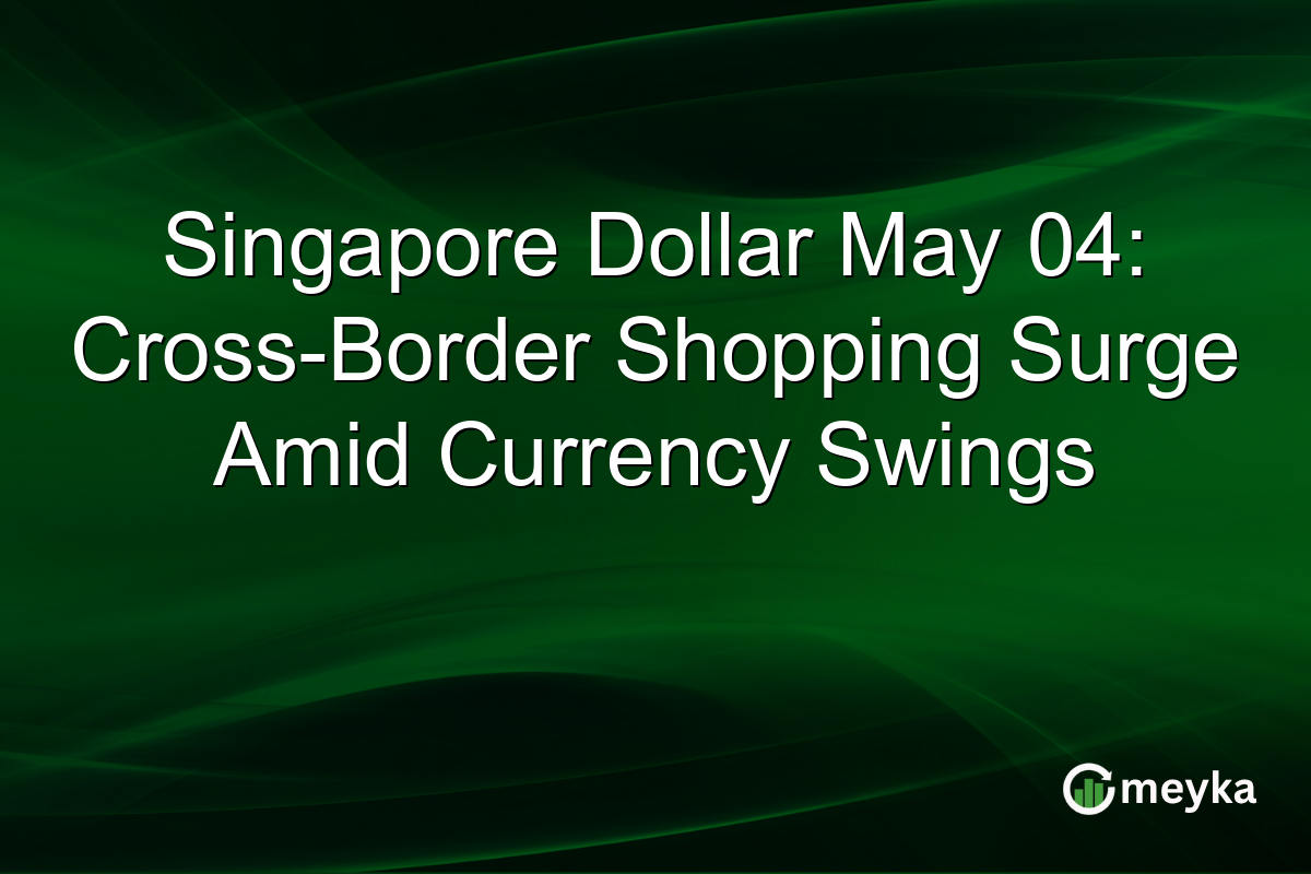 Singapore Dollar May 04: Cross-Border Shopping Surge Amid Currency Swings