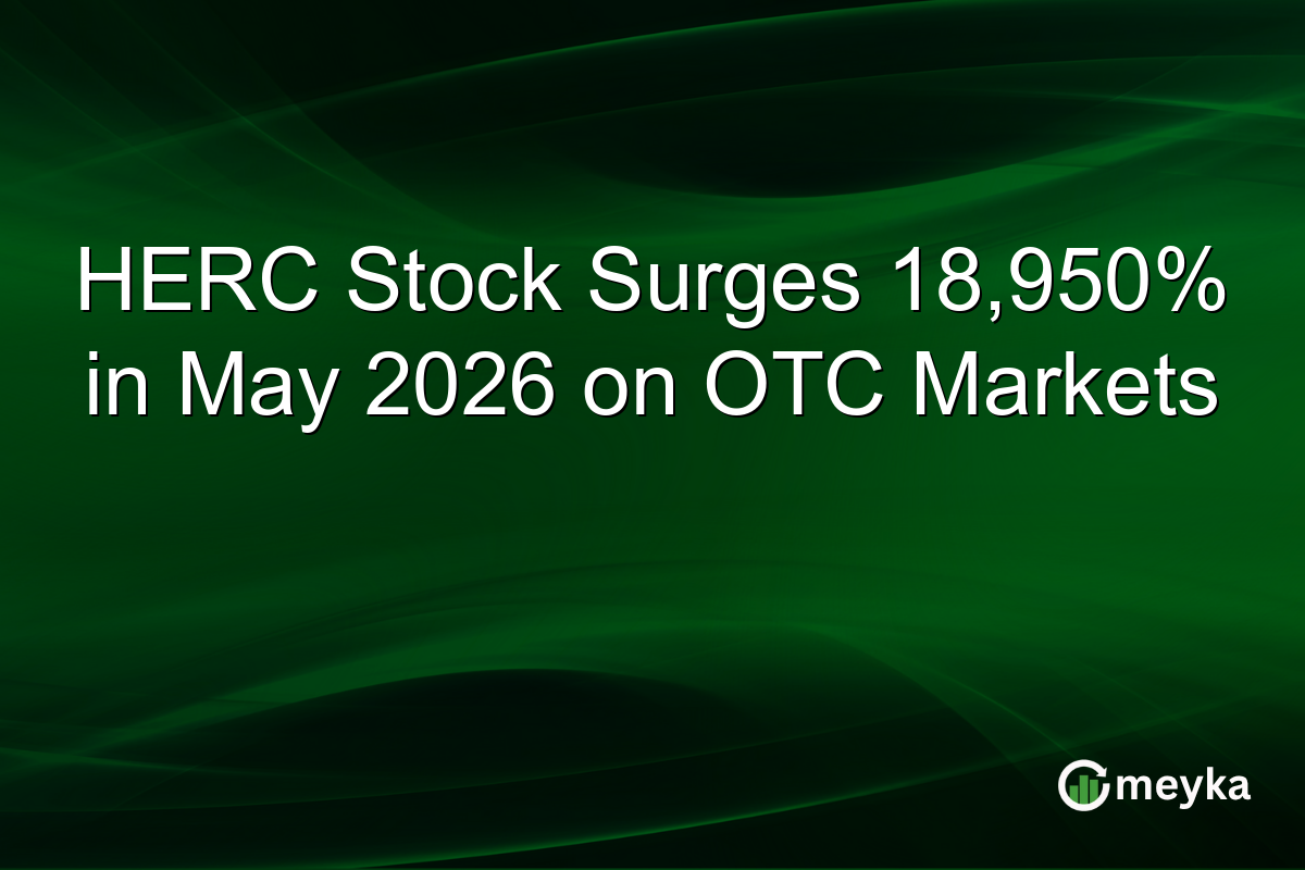 HERC Stock Surges 18,950% in May 2026 on OTC Markets